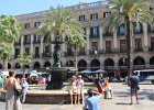 Plaça Reial - Barcelone juin 2015.